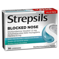 STREPSISLS BLOCKED NOSE 36'S VALUE PACK 6*