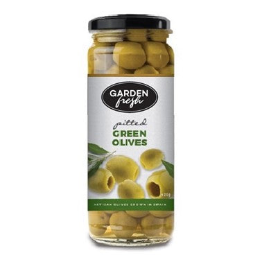 Garden Fresh Pitted Green Olives 480g