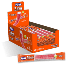 Fini Sour Jumbo Strawb Bars 40 Pieces