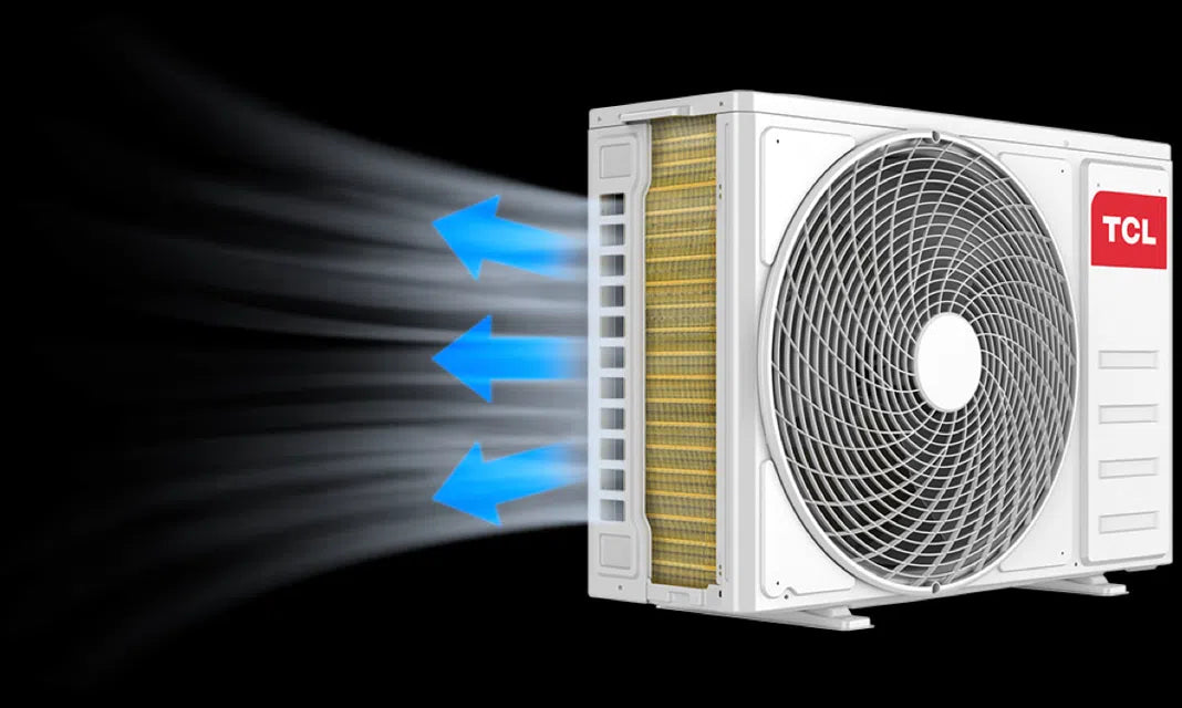 TCL BreezeIN 2.0 3.5 kW reverse cycle split system — outdoor unit