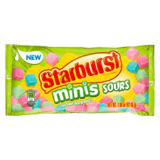 Starburst Sour Minis Fruit Chews Candy 52g * 24 Pack