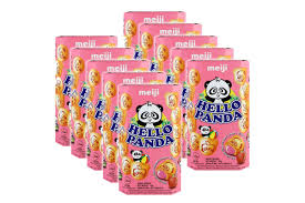 Hello Panda Strawberry Biscuits 50g * 10 Pack