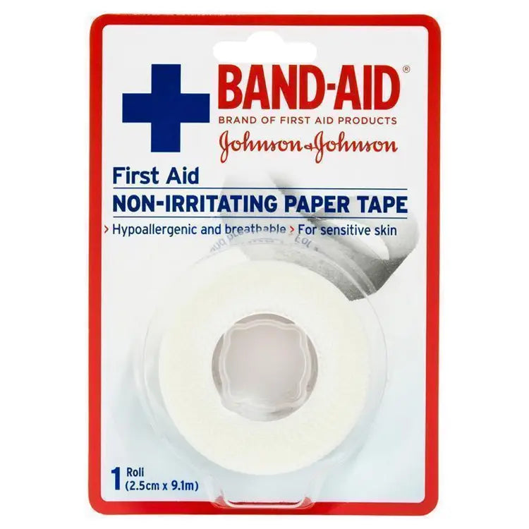 Johnson & Johnson First Aid Paper Tape 6 Pack