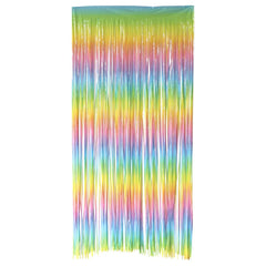 Party Makers - Pastel Rainbow Curtain 200x100 cm 1x