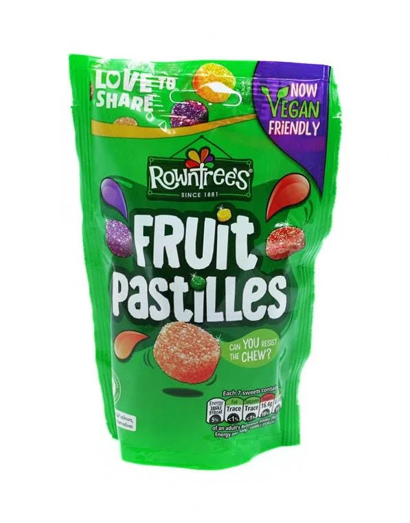 Rowntree's Fruit Pastilles Bag 143g * 10 Pack