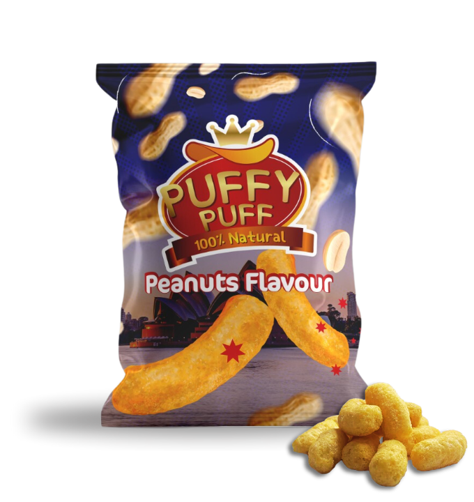 Puffy Puff Peanut 65gr*12