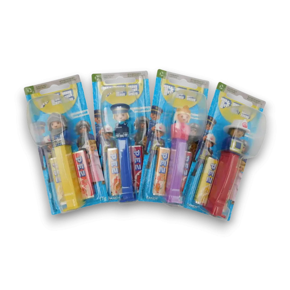 Pez Candy Dispensers - Playmobil 17g * 6 Pack