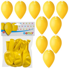 Unique Party - Balloons Yellow Lemon 12'' 30.4cm 10pk