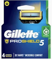 Gillette Fusion ProShield 5 Razor Blades 4 Pack