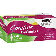 Carefree ProComfort 32 Super Tampons