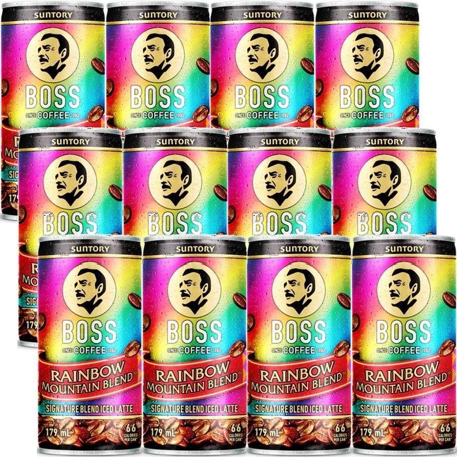 Boss Coffee Rainbow Mountain Blend 12X179ml