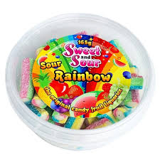 Sweet N Sour Tub - Rainbow Fish 165g