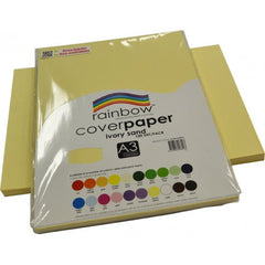 Rainbow A3 Cover Paper Ivory Sand 100 Sheets
