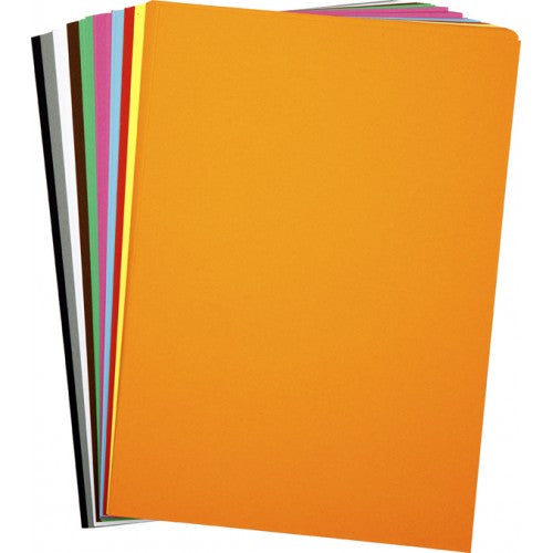 Rainbow Cover Paper 255mm X 380mm 20 Colour 500 Sheets Assorted