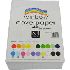 Rainbow A4 Cover Paper White 500 Sheets