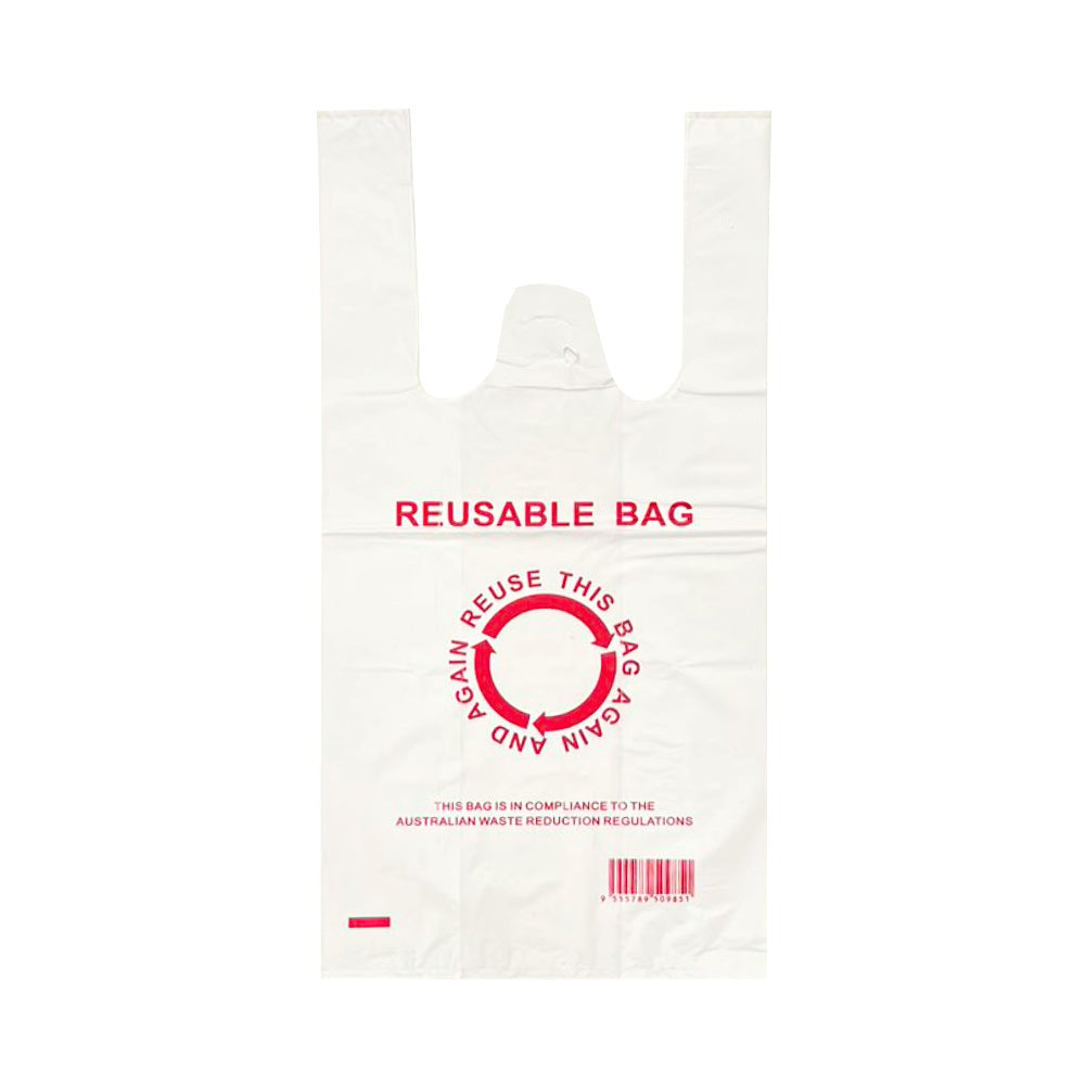 Reusable Plastic Carry Bag - Small