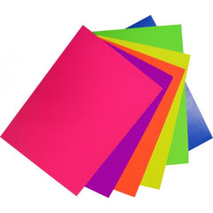 Rainbow Fluro Spectrum Board 200gsm A3 60 Sheets Assorted