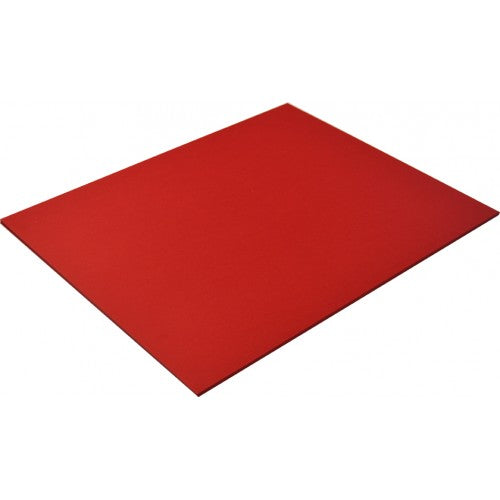 Rainbow Lightweight Board 250gsm 510mm X 640mm 20 Sheets Red.