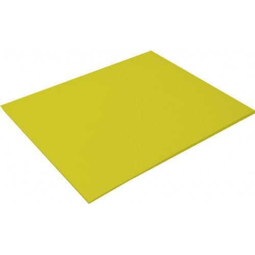 Rainbow Lightweight Board 250gsm 510mm X 640mm 20 Sheets Yellow.