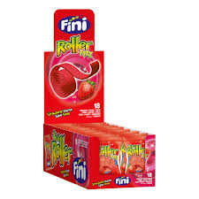 Fini Sour Strawberry Roller 20g * 18 Pack