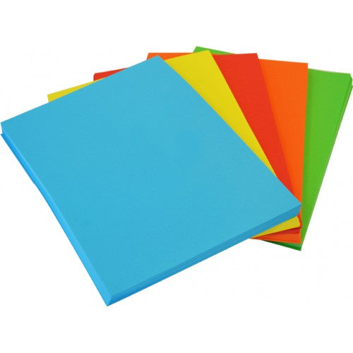 Rainbow Office Paper A4 75gsm 500 Sheets Bright Assorted
