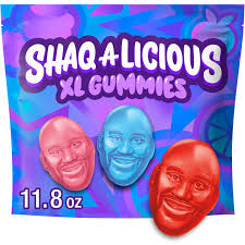 Shaq-A-Licious XL Original Gummies Candy Bag 175g * 12 Pack