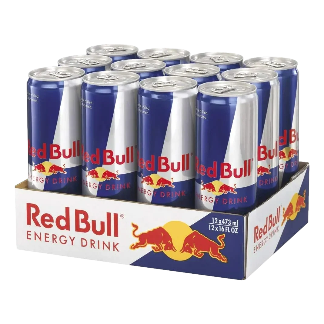 Red Bull - Energy Drink Can - Original 473ml x 12