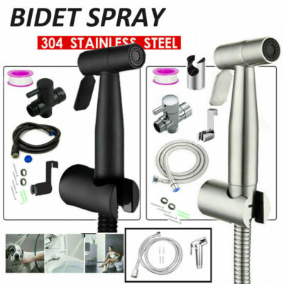 Blissclean - Handheld Chrome Stainless Steel Bidet Sprayer 1x