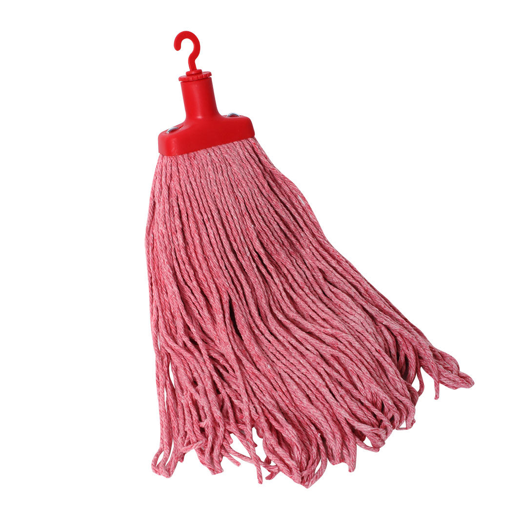 Sabco Contractor Cotton Mop Head Red 400g