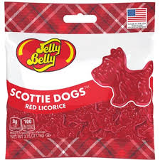 Jelly Belly Red Licorice Scottie Dogs 78g *12 Pack