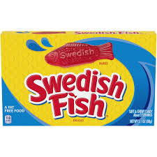 Swedish Fish Red Movie Theater Box 87g * 12 Pack