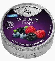 Cavendish & Harvey - Sugar Free Wild Berry Drops 175g