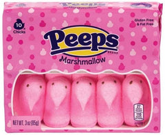 Peeps Classic Marshmallow Chicks 10 Pieces - Pink 85g
