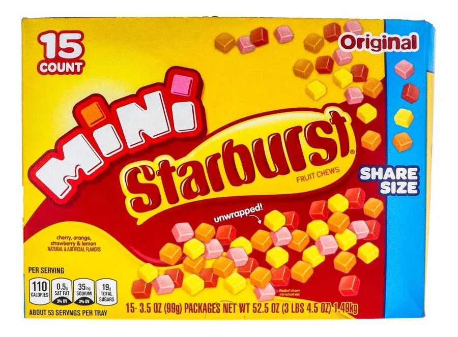 STARBURST GUMMIES ORIG 85G*15