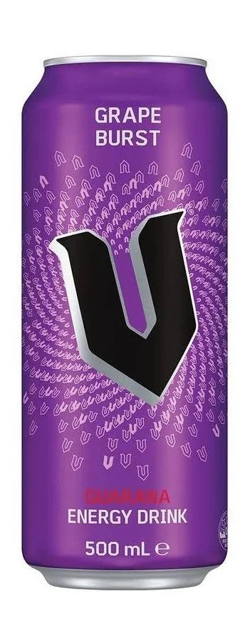 V Energy Drink Grape 500ml x12 Can