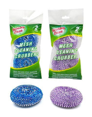 2pk Jumbo Mesh Cleaning Scubbers