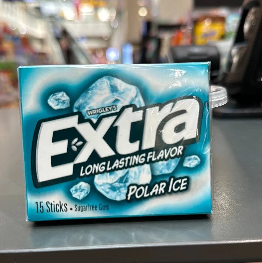 Wrigley's - Extra - Polar Ice Chewing Gum 15 Sticks x 10 Pack