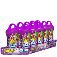 Lucas Muecas Lollipop Chamoy Flavoured Candy 25g * 10 Pack