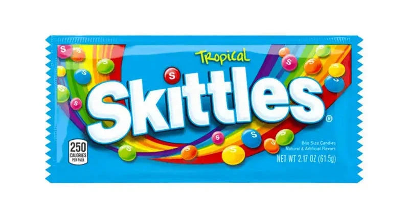 US SKITTLES TROPICAL 61.5G*36
