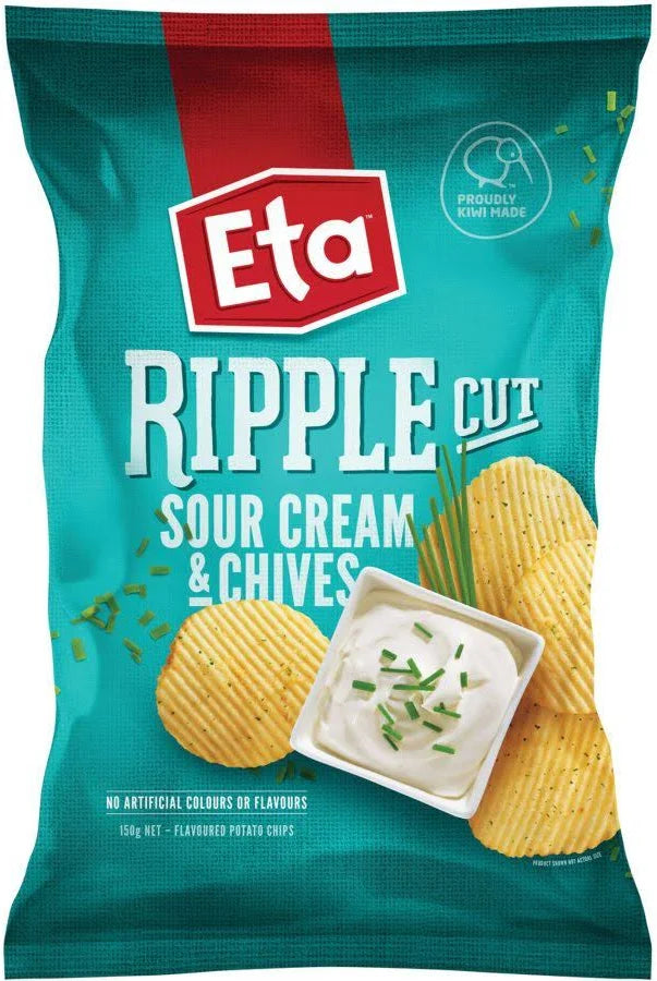 ETA RIPPLE SOUR&CHIVES 150G*12