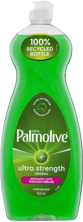 PALMOLIVE 950mL DISHWASHING LIQUID ULTRA STRENGTH ORIGINAL