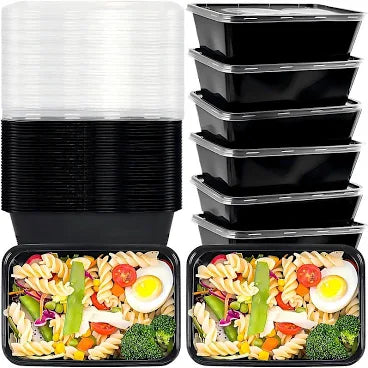 Spice Kitchen - Australian Made - Bulk Pack Series Take Away Containers 750ml 25 Pack