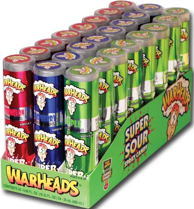 Warhead Sour Candy Spray *24