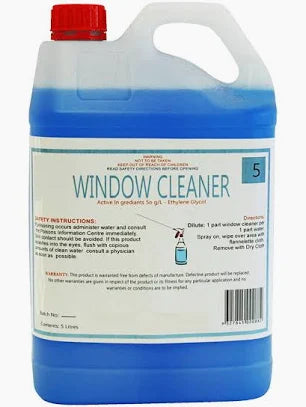 Metho Based Window Cleaner 5L