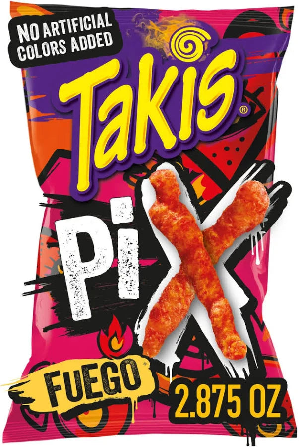 Barcel Takis - Pix Fuego Hot Chilli Pepper Lime 81.5g x 12 Pack