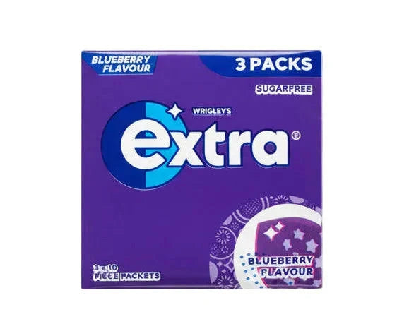 Wrigley's - Extra - Blueberry Chewing Gum 20 x 3 Pack