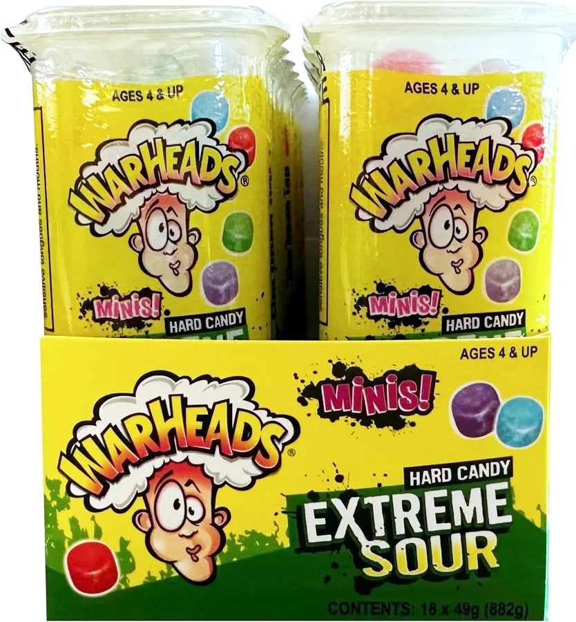 WARHEAD JUNIOR CANDY 49G*18
