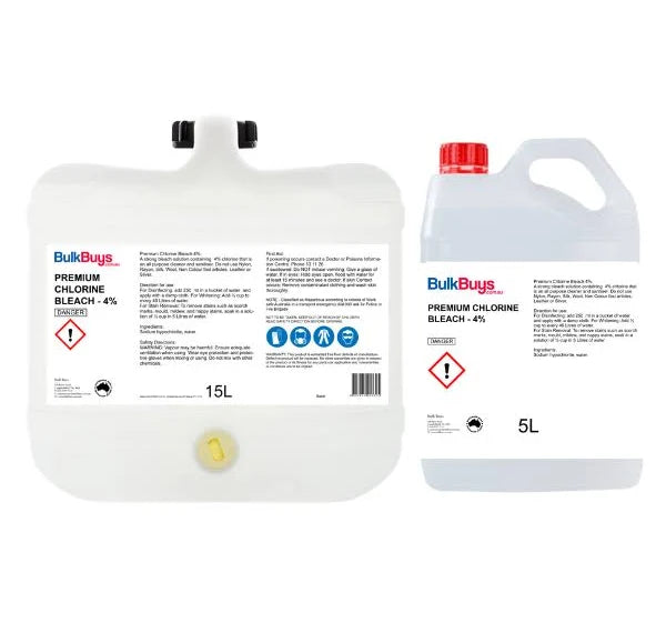 Bleach 4% Chlorine - 5LT