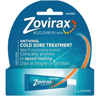 Zovirax Cold Sore Cream Tube 2g