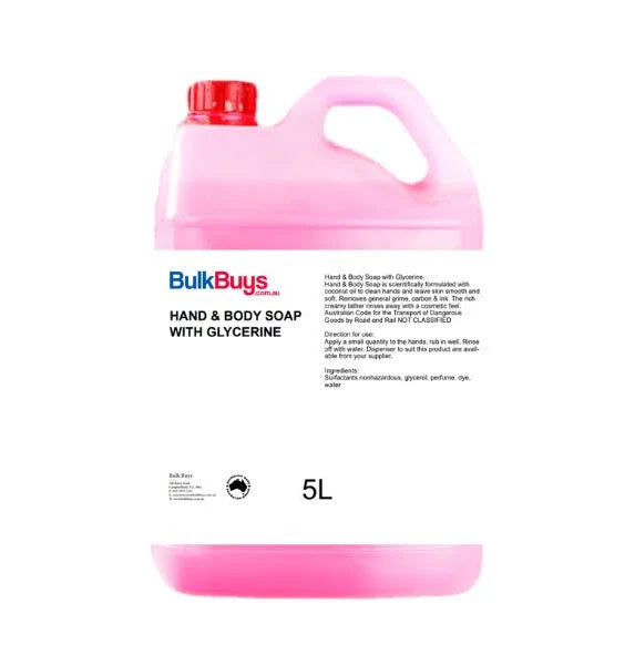 Hand & Body Soap Pink - 5LT
